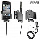 Brodit houder - Apple iPhone 4/4S Actieve verstelbare houder met 12V USB plug