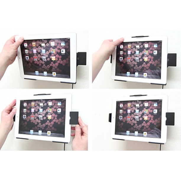 Apple iPad 2 / 3 Actieve houder met 12V USB plug Apple iPad 2 / 3 Actieve houder met 12V USB plug