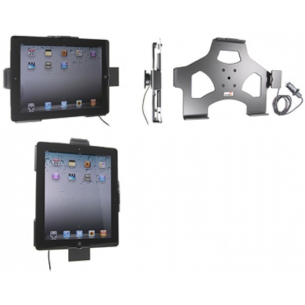 Apple iPad 2 / 3 Actieve houder met 12V USB plug Apple iPad 2 / 3 Actieve houder met 12V USB plug