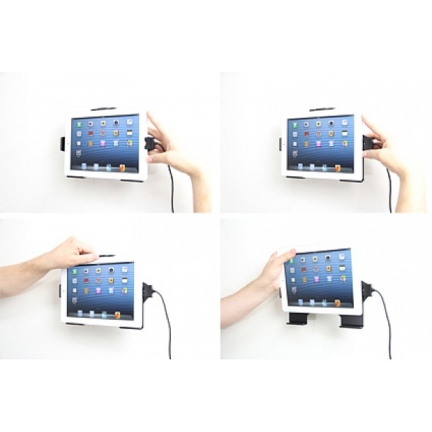 Apple iPad new 4th Gen Actieve houder met 12V USB plug