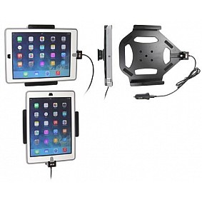 Apple iPad 5th Gen / 9.7 New / Air Actieve houder met 12V USB plug. Otterbox Defender hoes.