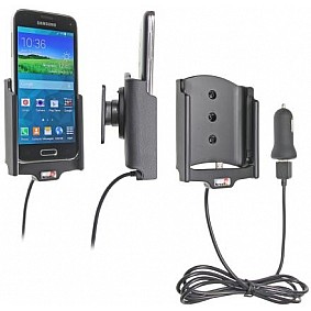 Brodit houder - Samsung Galaxy S5 Mini Actieve houder met 12V USB plugLet op: Uitlopend artikel, Kan niet retour!