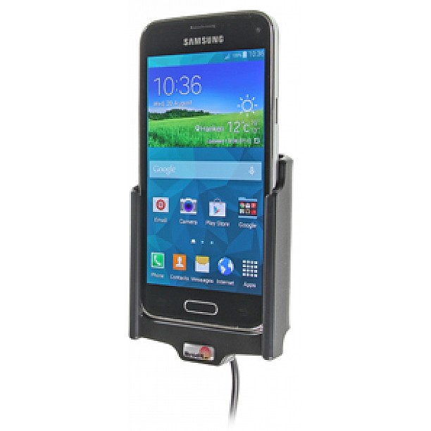Brodit houder - Samsung Galaxy S5 Mini Actieve houder met 12V USB plugLet op: Uitlopend artikel, Kan niet retour!