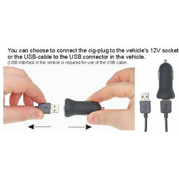 Brodit houder - Samsung Galaxy Alpha Actieve houder met 12V USB plug Brodit houder - Samsung Galaxy Alpha Actieve houder met 12V USB plug