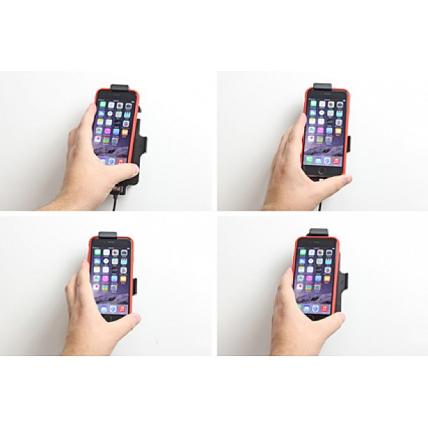 Brodit houder - Apple iPhone 6 / 6S / 7 / 8 Actieve houder met 12V USB plug (met hoes) Brodit houder - Apple iPhone 6 / 6S / 7 / 8 Actieve houder met 12V USB plug (met hoes)