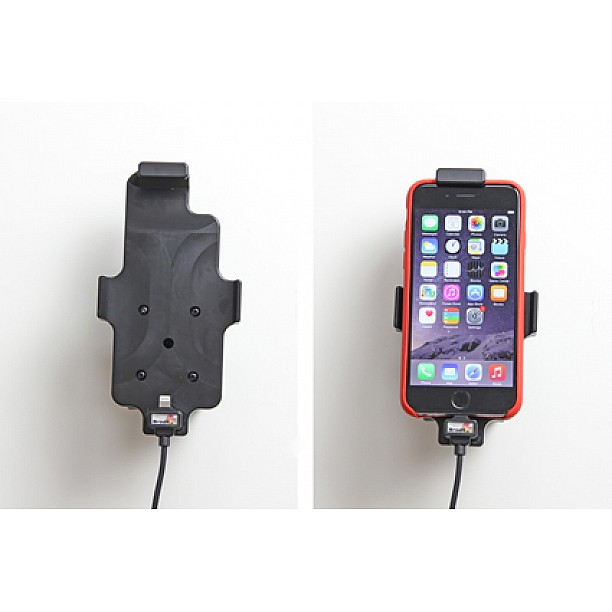Brodit houder - Apple iPhone 6 / 6S / 7 / 8 Actieve houder met 12V USB plug (met hoes) Brodit houder - Apple iPhone 6 / 6S / 7 / 8 Actieve houder met 12V USB plug (met hoes)