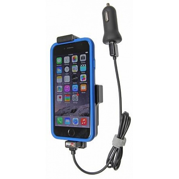 Brodit houder - Apple iPhone 6 / 6S / 7 / 8 Actieve houder met 12V USB plug (met hoes) Brodit houder - Apple iPhone 6 / 6S / 7 / 8 Actieve houder met 12V USB plug (met hoes)