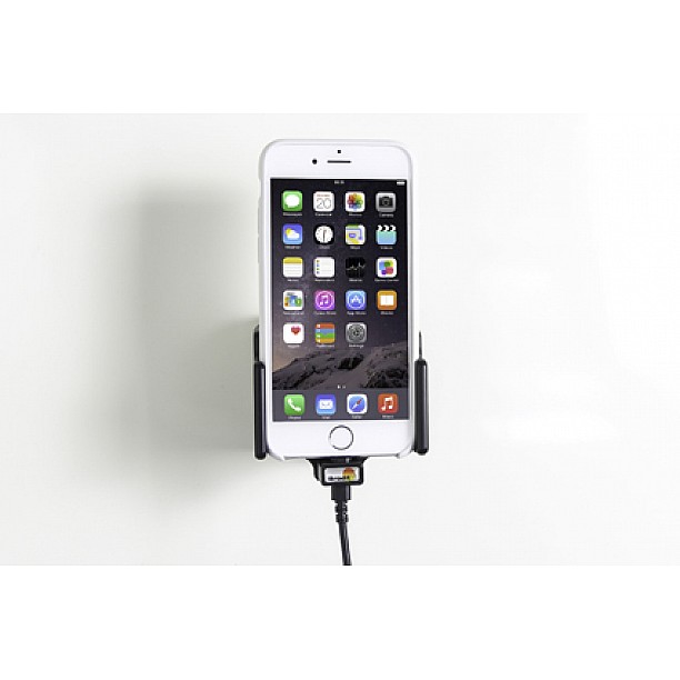 Brodit houder - Apple iPhone 6 / 6S / 7 / 8 / X / Xs Actieve verstelbare houder met 12V USB plug