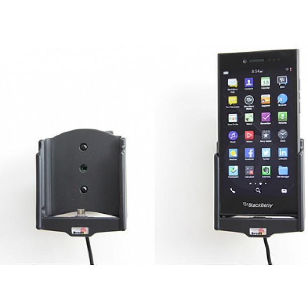 Brodit houder - BlackBerry Leap Actieve houder met 12V USB plug Brodit houder - BlackBerry Leap Actieve houder met 12V USB plug
