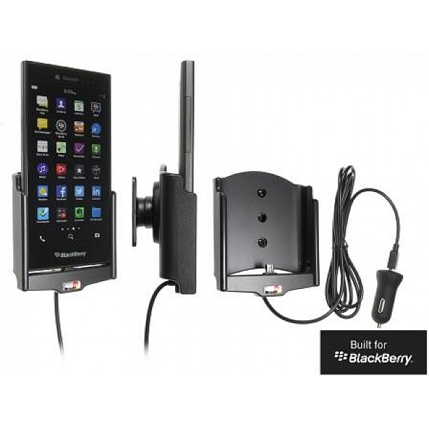 Brodit houder - BlackBerry Leap Actieve houder met 12V USB plug Brodit houder - BlackBerry Leap Actieve houder met 12V USB plug