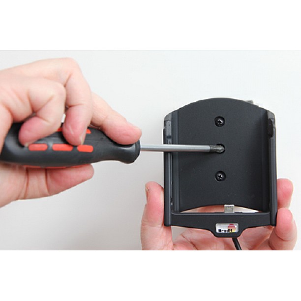 Brodit houder - HTC One M9 Actieve houder met 12V USB plug Brodit houder - HTC One M9 Actieve houder met 12V USB plug
