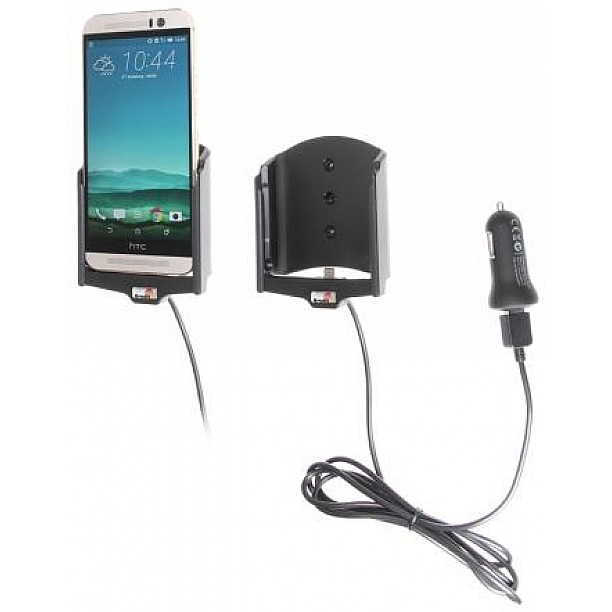 Brodit houder - HTC One M9 Actieve houder met 12V USB plug