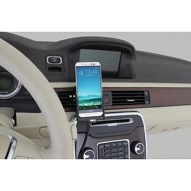 Brodit houder - HTC One M9 Actieve houder met 12V USB plug Brodit houder - HTC One M9 Actieve houder met 12V USB plug