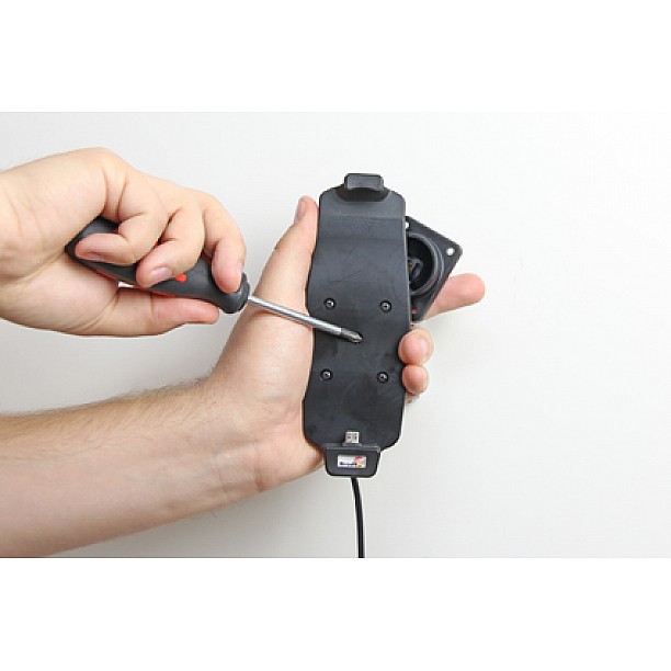 Brodit houder - Samsung Galaxy S6 / S7 Actieve houder met 12V USB plug. Met of zonder hoes Brodit houder - Samsung Galaxy S6 / S7 Actieve houder met 12V USB plug. Met of zonder hoes
