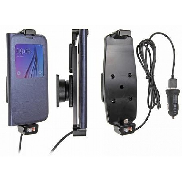 Brodit houder - Samsung Galaxy S6 / S7 Actieve houder met 12V USB plug. Met of zonder hoes Brodit houder - Samsung Galaxy S6 / S7 Actieve houder met 12V USB plug. Met of zonder hoes