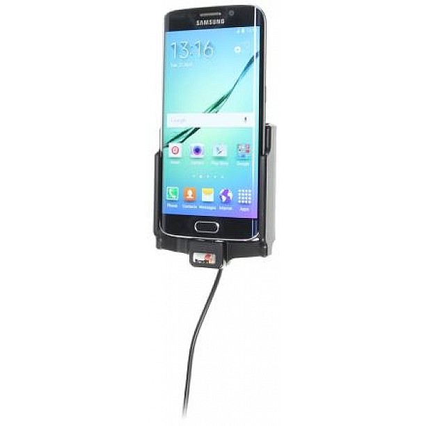 Brodit houder - Samsung Galaxy S6 Edge Actieve houder met 12V USB plug Brodit houder - Samsung Galaxy S6 Edge Actieve houder met 12V USB plug