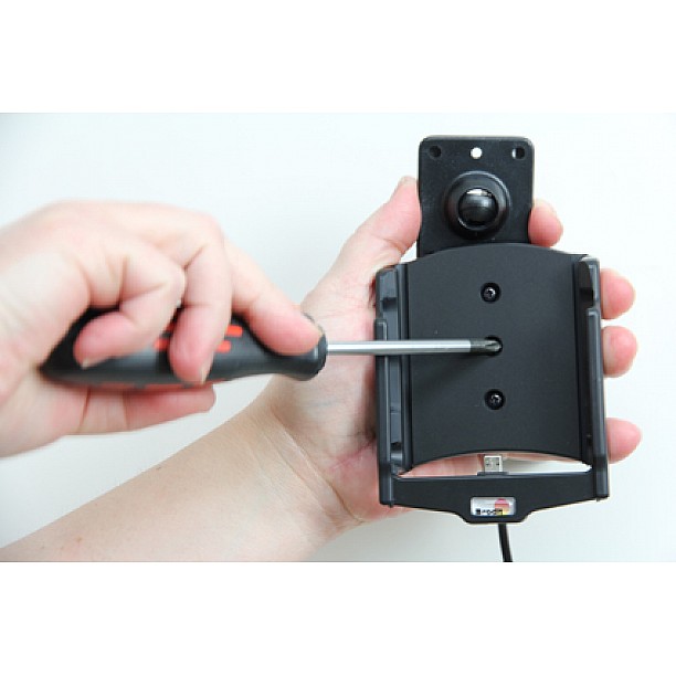 Brodit houder - Samsung Galaxy Xcover 3 Actieve houder met 12V USB plug Brodit houder - Samsung Galaxy Xcover 3 Actieve houder met 12V USB plug