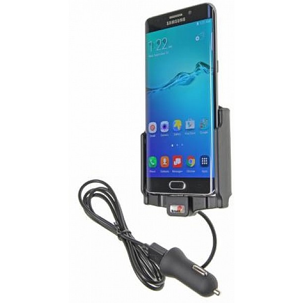 Brodit houder - Samsung Galaxy S6 Edge Actieve houder met 12V USB plug Brodit houder - Samsung Galaxy S6 Edge Actieve houder met 12V USB plug