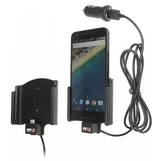 Brodit houder - LG Nexus 5X Actieve houder met 12V USB plug Brodit houder - LG Nexus 5X Actieve houder met 12V USB plug