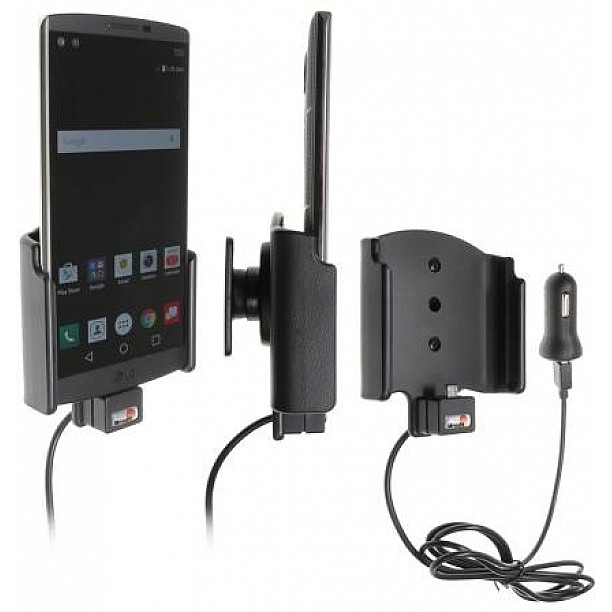 Brodit houder - LG V10 Actieve houder met 12V USB plug Brodit houder - LG V10 Actieve houder met 12V USB plug