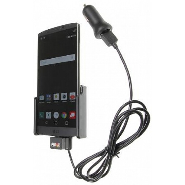 Brodit houder - LG V10 Actieve houder met 12V USB plug Brodit houder - LG V10 Actieve houder met 12V USB plug