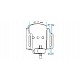 Brodit houder - Universele houder USB-C met 12V USB plug 62-77mm / 6-10 mm Brodit houder - Universele houder USB-C met 12V USB plug 62-77mm / 6-10 mm
