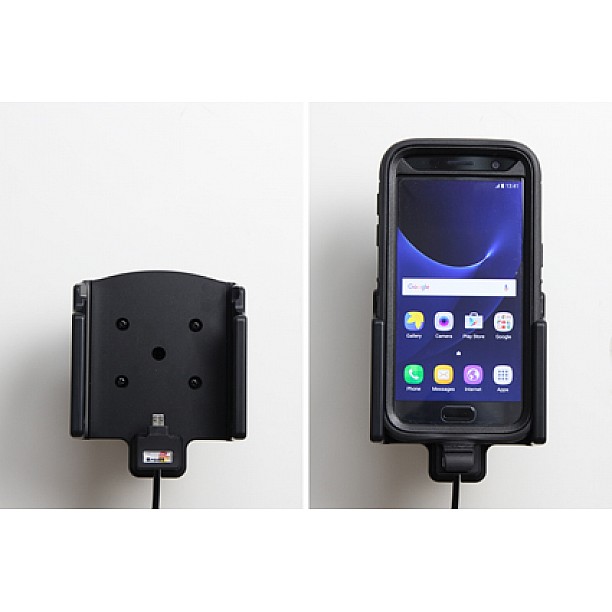 Brodit houder - Samsung Galaxy S7 Actieve houder met 12V USB Plug. Otterbox defender series Brodit houder - Samsung Galaxy S7 Actieve houder met 12V USB Plug. Otterbox defender series