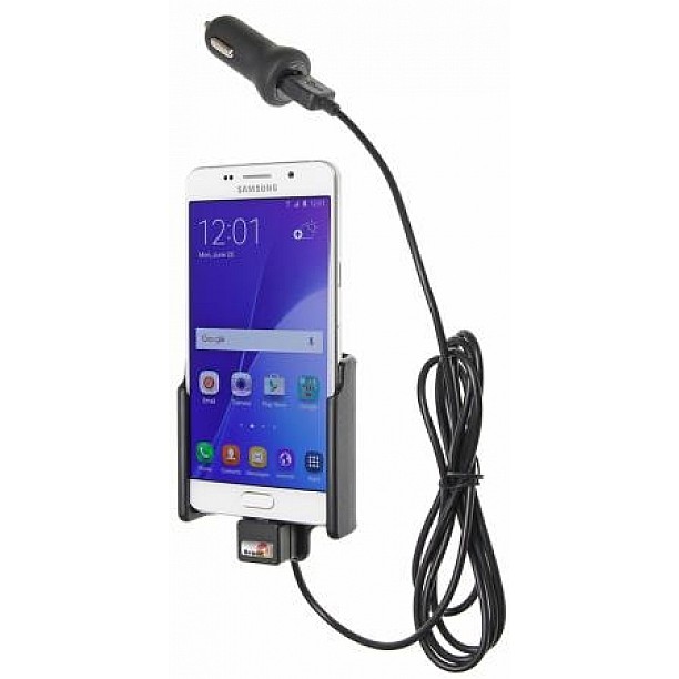 Brodit houder - Samsung Galaxy A5 2016 Actieve houder met 12V USB plug Brodit houder - Samsung Galaxy A5 2016 Actieve houder met 12V USB plug