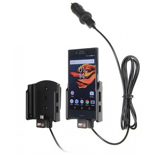 Brodit houder - Sony Xperia X Compact Actieve houder met 12V USB plug