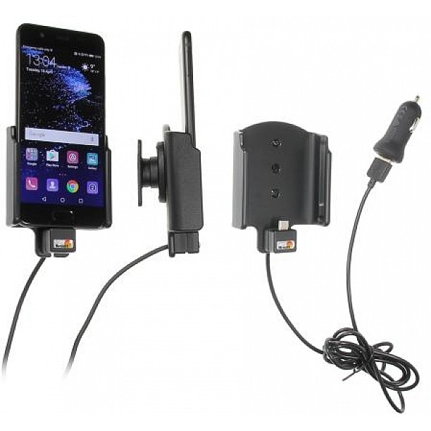 Brodit houder - Huawei P10 Actieve houder met 12V USB plug