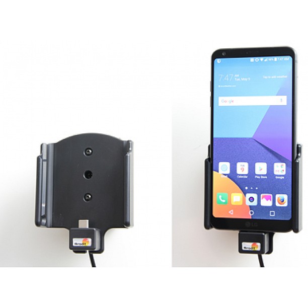 Brodit houder - LG G6 houder met 12V USB plug Brodit houder - LG G6 houder met 12V USB plug