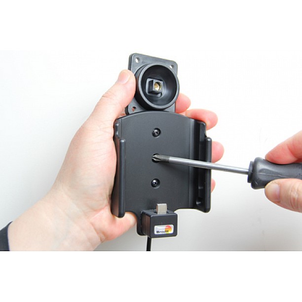 Brodit houder - Samsung Galaxy S8 Actieve houder met 12V USB plug Brodit houder - Samsung Galaxy S8 Actieve houder met 12V USB plug