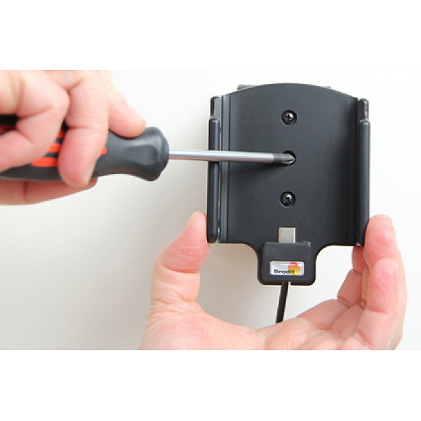 Brodit houder - Samsung Galaxy S8 Actieve houder met 12V USB plug Brodit houder - Samsung Galaxy S8 Actieve houder met 12V USB plug