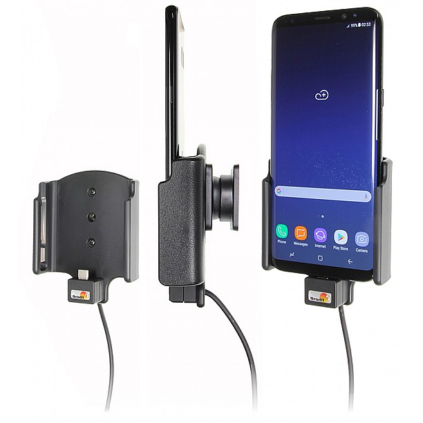 Brodit houder - Samsung Galaxy S8 Plus Actieve houder met 12V USB plug