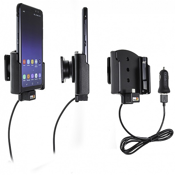 Brodit houder - Samsung Galaxy S8 Actieve houder met 12V USB plug Brodit houder - Samsung Galaxy S8 Actieve houder met 12V USB plug