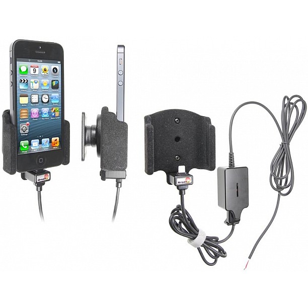 Brodit houder - Apple iPhone 5 / 5C / 5S / SE Actieve houder met vaste voeding (Gestoffeerd) Brodit houder - Apple iPhone 5 / 5C / 5S / SE Actieve houder met vaste voeding (Gestoffeerd)