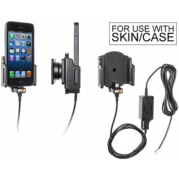 Brodit houder - Apple iPhone 5 / 5C / 5S / SE Actieve verstelbare houder met vaste voeding