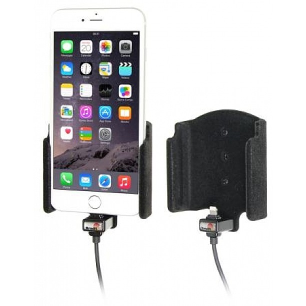 Brodit houder - Apple iPhone 6S Plus/7 Plus/8 Plus/Xs Max Actieve houder met vaste voeding Brodit houder - Apple iPhone 6S Plus/7 Plus/8 Plus/Xs Max Actieve houder met vaste voeding