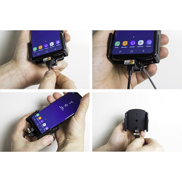 Brodit houder - Universele verstelbare houder USB-C met vaste voeding width: 62-77 mm thickness: 9-13 mm Brodit houder - Universele verstelbare houder USB-C met vaste voeding width: 62-77 mm thickness: 9-13 mm