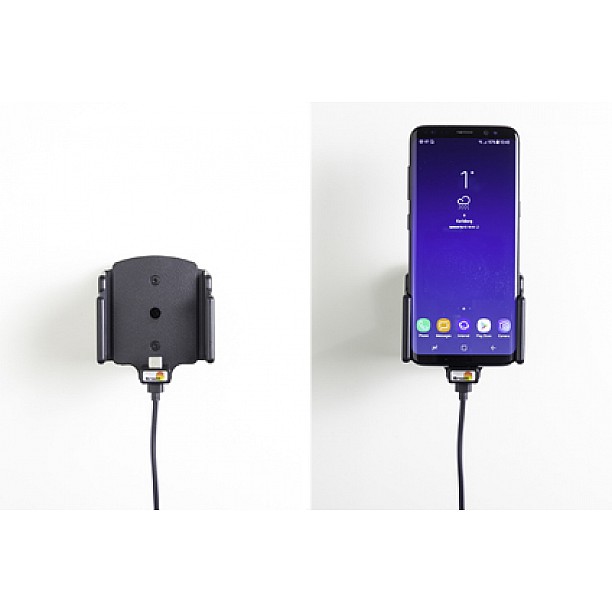 Brodit houder - Universele verstelbare houder USB-C met vaste voeding width: 62-77 mm thickness: 9-13 mm Brodit houder - Universele verstelbare houder USB-C met vaste voeding width: 62-77 mm thickness: 9-13 mm