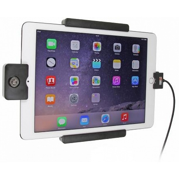 Apple iPad Air2 / Pro 9.7 Actieve houder met USB Sig. Plug LOCK Apple iPad Air2 / Pro 9.7 Actieve houder met USB Sig. Plug LOCK