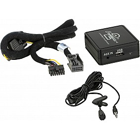 Bluetooth Adapter Peugeot 207/ 307/ 308/ 3008/ 407/ 607/ 807 met Quadlock connector
