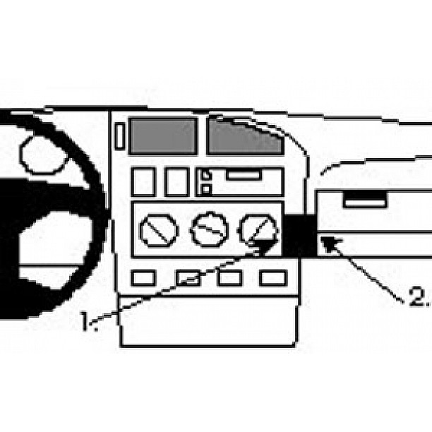 Houder - Brodit ProClip - Volkswagen Vento/Jetta/ Golf3 1992-1999 Angled mount Houder - Brodit ProClip - Volkswagen Vento/Jetta/ Golf3 1992-1999 Angled mount