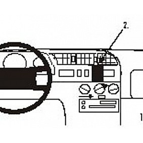 Houder - Brodit ProClip - Peugeot Boxer/ Fiat Ducato / Citroen Jumper 1994-2001 Center mount