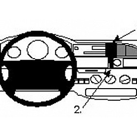 Houder - Brodit ProClip - Ford Transit 1995-1999 Center mount