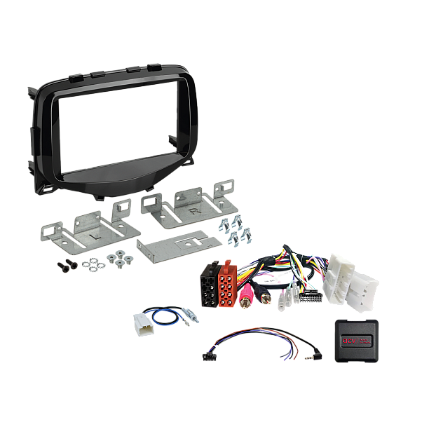 2-DIN kit Citroën C1 / Peugeot 108 / Toyota Aygo - Kleur : piano Zwart 2-DIN kit Citroën C1 / Peugeot 108 / Toyota Aygo - Kleur : piano Zwart