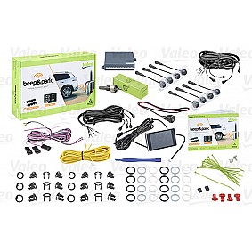 Valeo Beep & Park Kit 3 8 sensoren + 1 lcd-display Montage voor en achter-bumper