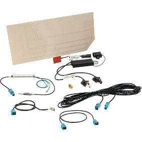 Glas Zelfklevende Antenne / Folie Zelfklevende Antenne AM/FM/DAB+ Kit