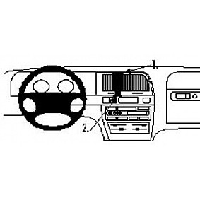 Houder - Brodit ProClip - Citroën Xantia II 1998-2004 Center mount