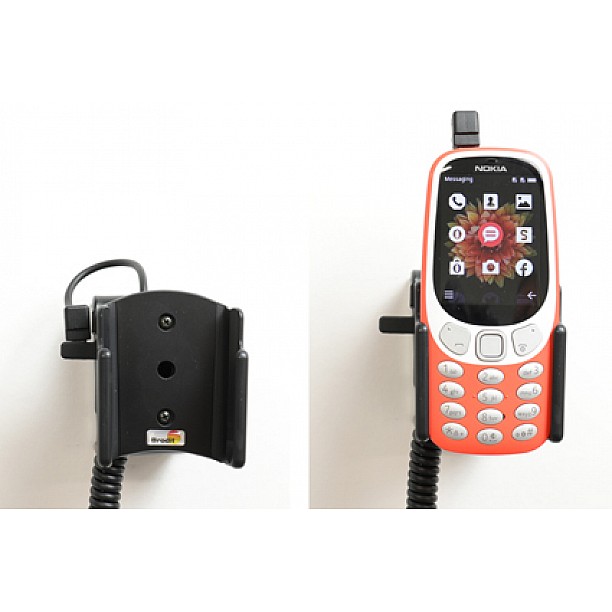 Brodit houder - Nokia 3310 4G, 3G (2018) Actieve houder met 12/24V lader